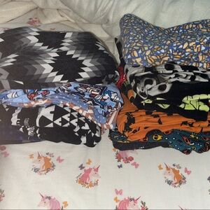 LuLaRoe Kids Leggings - Halloween/American flag-misc